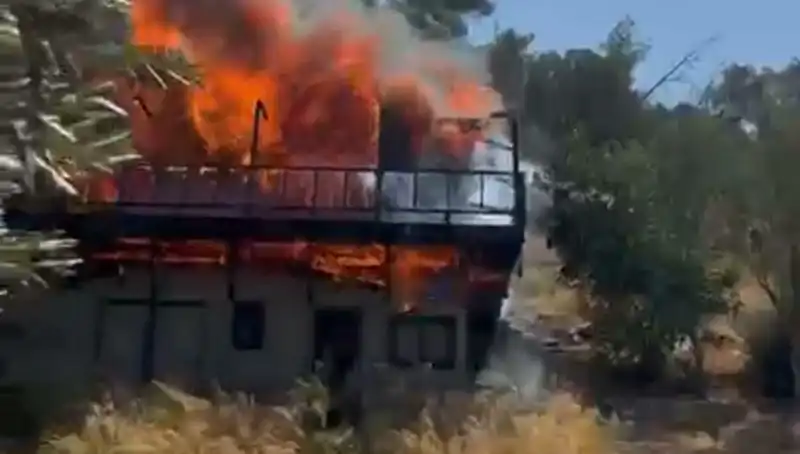 Bodrum'da Yangın Paniği: Ekipler Hızla Hareket Geçti