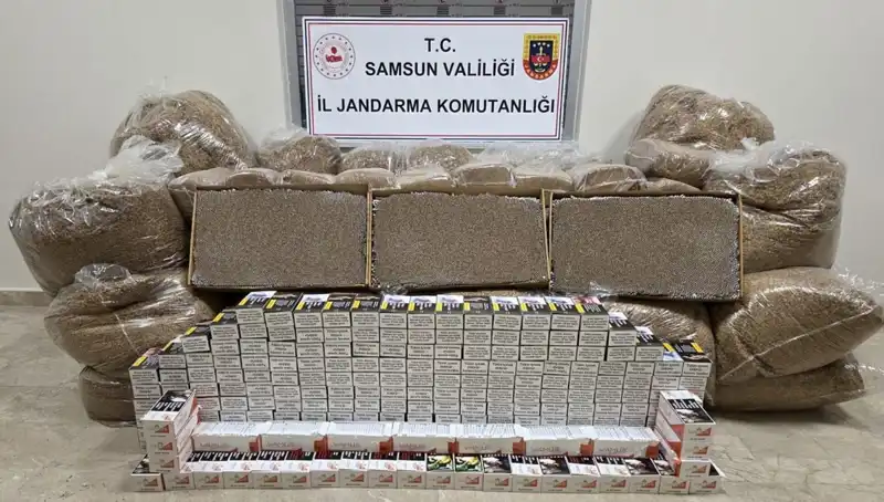 Samsun'da 1 Ton Kaçak Tütün Operasyonu: Ülke Ekonomisine Darbe