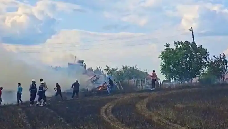 Tarlayı Kundaklayan Şüpheli, Polis Tarafından 96 Saatte Yakalandı