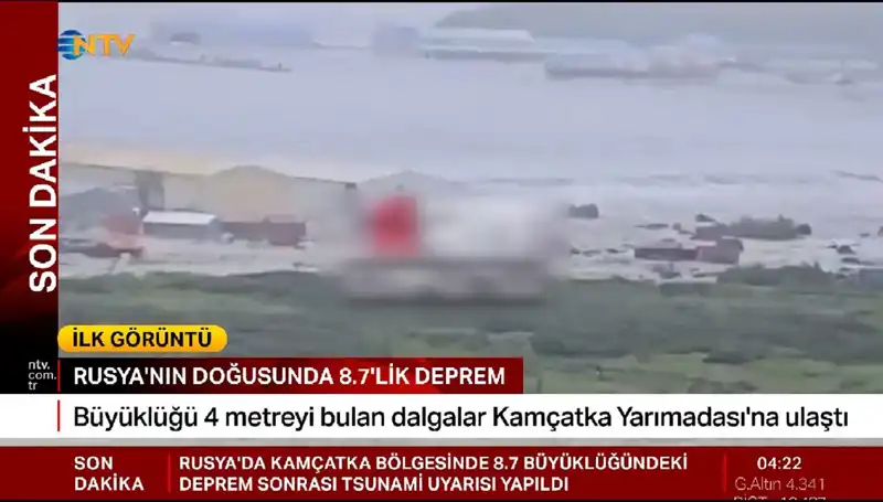 Kamçatka Kıyıları'nda İlk Tsunami Dalgaları: Deprem Sonrası Gelişmeler