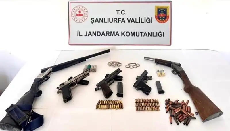 Şanlıurfa'da Ruhsatsız Silah Operasyonu: 6 Kişi Tutuklandı