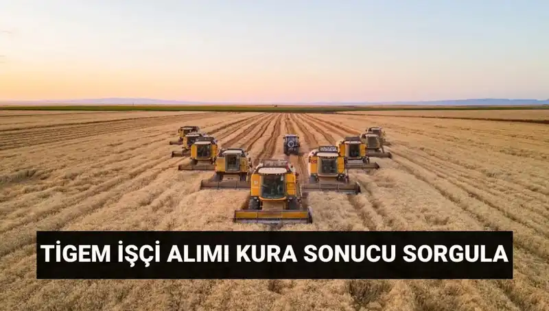 TİGEM Kura Sonuçları Açıklandı: 306 İşçi Alımı Mülakat Tarihleri Belli Oldu!