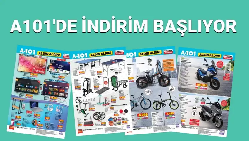 A101 12 Haziran Aktüel Kataloğu ile Yeni Ürünler Kapınızda!