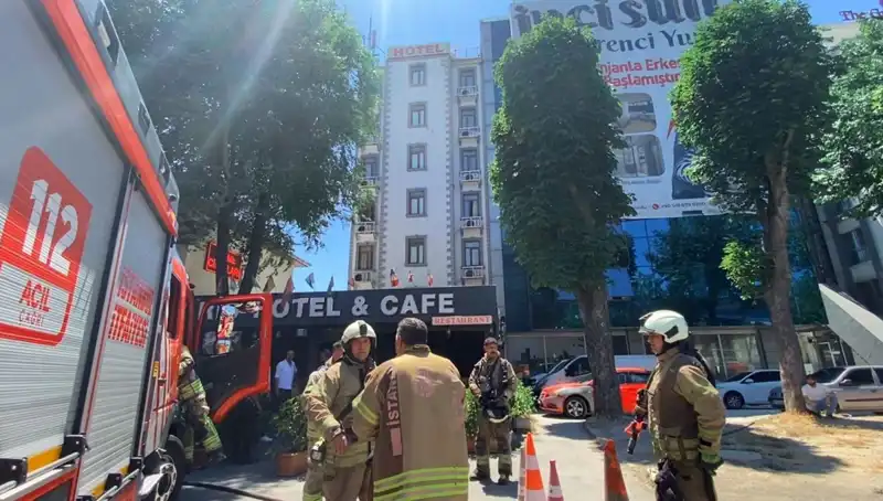 İstanbulluları Alarm Eden Fatih'teki Otel Yemekhanesinde Yangın İfadesi