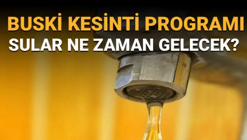 Bursa Nilüfer'de Su Kesintisi: BUSKİ Planlanan Çalışmalar ve Tarihler