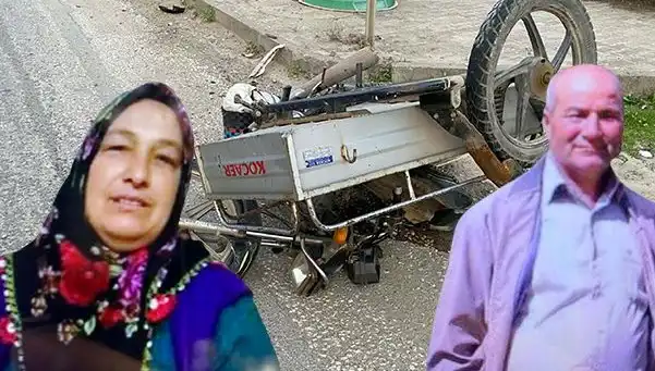 Motosiklete Arkadan Çarpan Araç: İki Can Kaybı, Kaza Anı Güvenlik Kamerasında