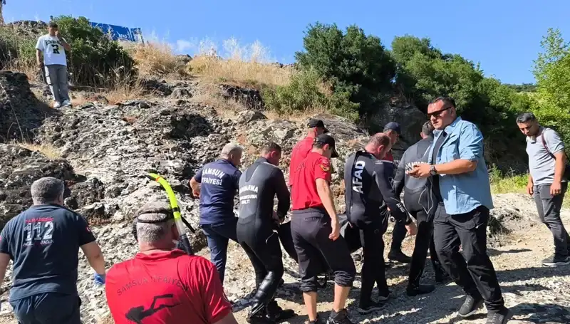 Gençlerin Barajda Serinleme denemesi Traji Komediye Dönüştü