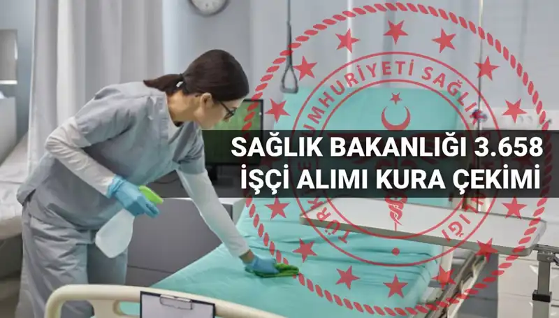 Sağlık Bakanlığı 2025'te 3.658 İşçi Alımı için Kura Takvimini Açıkladı