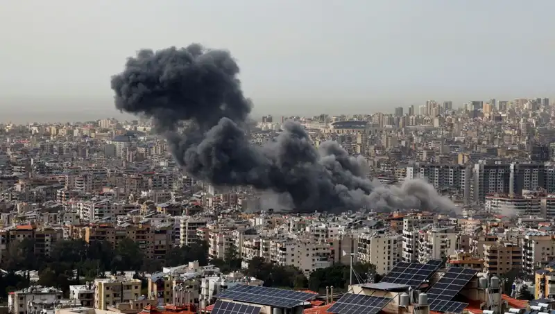İsrail Ordusu, Beyrut'un Güneyine Yönelik Saldırılar Düzenledi