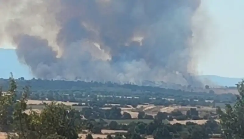 Komşu Ülkedeki Orman Yangını Edirne'yi Bir Anda Karanlığa Gömerek Mola Verdi