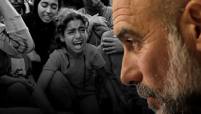 Pep Guardiola'dan Gazze'ye Destek: "Acıyı Vücudumda Hissederek Yaşıyorum"